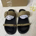 Za2025 summer women's flat sandals - single strap, buckle closure, casual, versatile, outdoor sandals