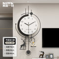 New modern creative clock - premium living room wall clock, home silent fashionable modern decor, large wall clock