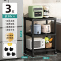 Kitchen sandwich rack multi-functional kitchen rack microwave oven multi-layer sandwich floor-standing pot storage rack