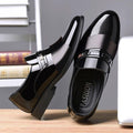 Tiktok viral new men's formal leather shoes - business casual, fashionable pointed toe slip-ons - dropshipping available