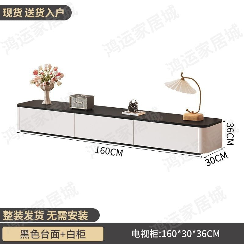 Tv cabinet living room for homenew arrival walnut medievalaccessible luxury small apartment floor-standing coffee table tv cabinet combination