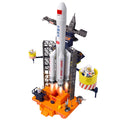 Kids rocket space shuttle toy long march 5 tiangong space station spaceship lunar rover assemble model