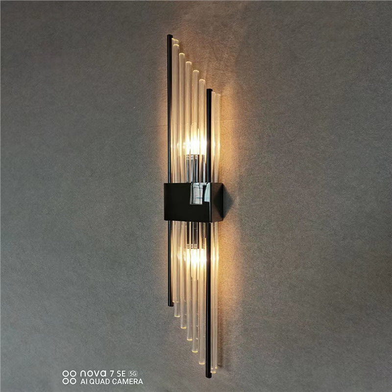 New arrivalaccessible luxury crystal wall lamp popular bedside living room background wall corridor aisle casualclassy wall lamp