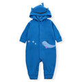 Baby autumn winter romper female baby fleece-lined clothes export cross-border kidsheattech romper thickened jumpsuit