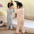 new children's pajamas: boys' spring/autumn long-sleeve cotton pajamas, baby & girls' big kids' loungewear, home wear