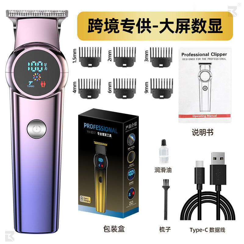 hairdressing machine, american hair clipper, electric hair clipper, electric hair clipper, for home fast charging razor, bald hairdressing clipper