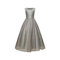 Amazon custom girls' long formal dress - host, runway, performance, kids' party, banquet, evening gown - new european and american style
