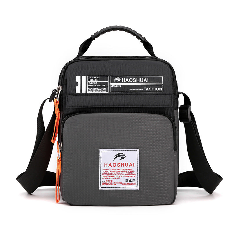Cross-border new men and women messenger bag fashion casual shoulder bag sports bag outdoor waterproof satchel one piece delivery