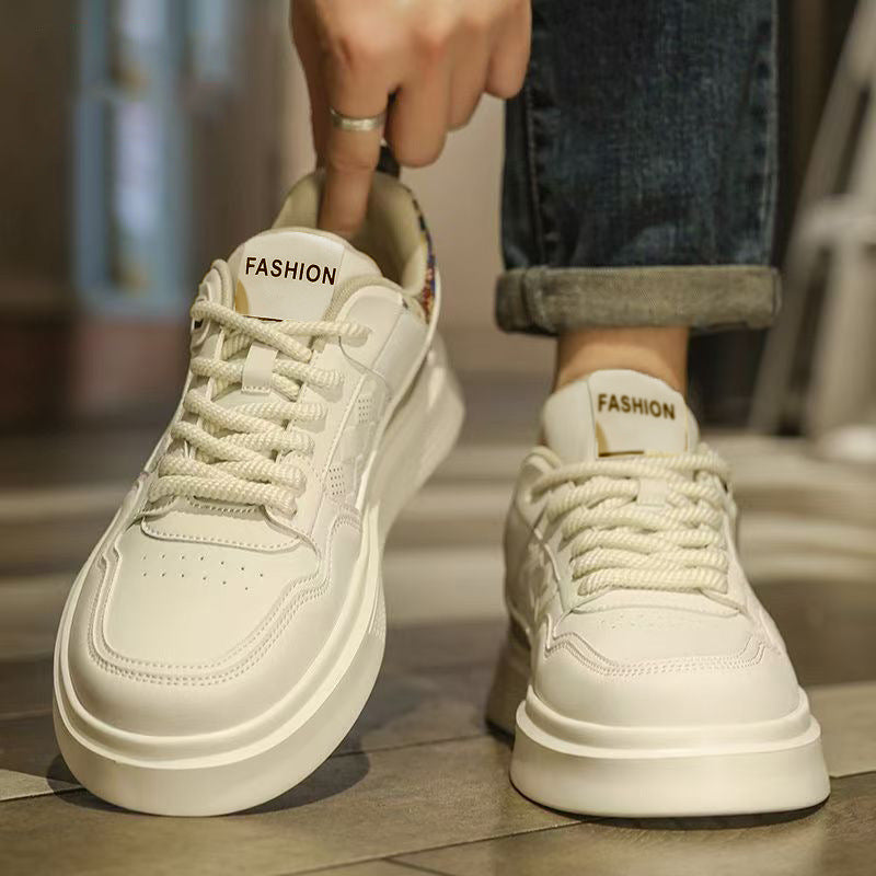 Men's shoes 2026 new summer trendy versatile athletic casual sneakers men's soft sole white trendy shoes men's footwear