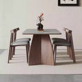 French retro multi-tier slate dining table - modern minimalist home dining table - cross-border e-commerce restaurant rectangular dining table