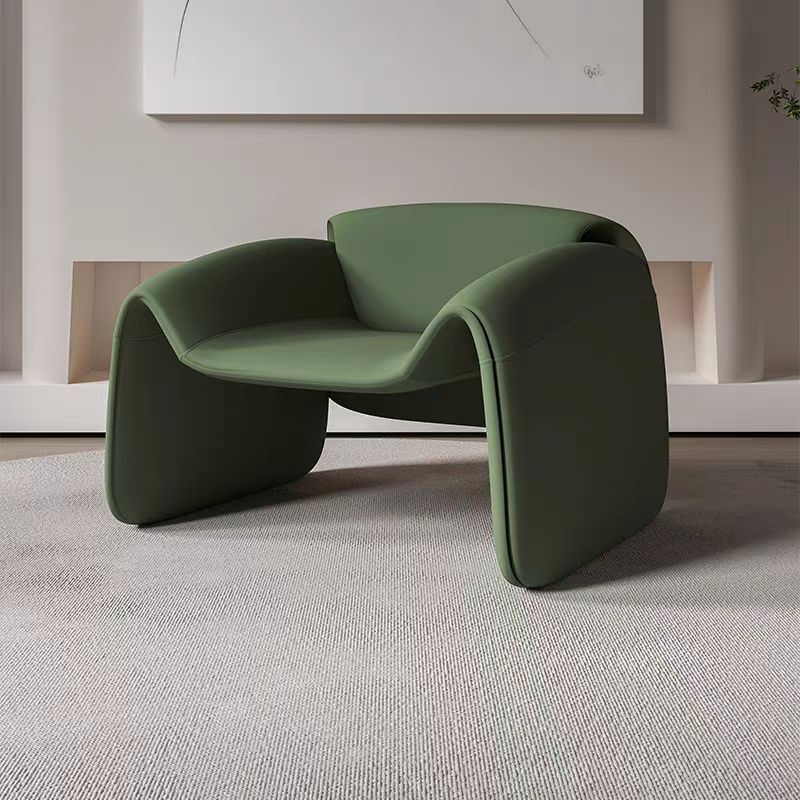 Italian normcore designer casual home single sofa chair scandinavian living room study special shaped creative m crab chair