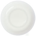 Ceramic white 8inch deep plate 10 pack bone china underglaze color vegetable plate for home round plate rice plate soup plate deep vegetable plate