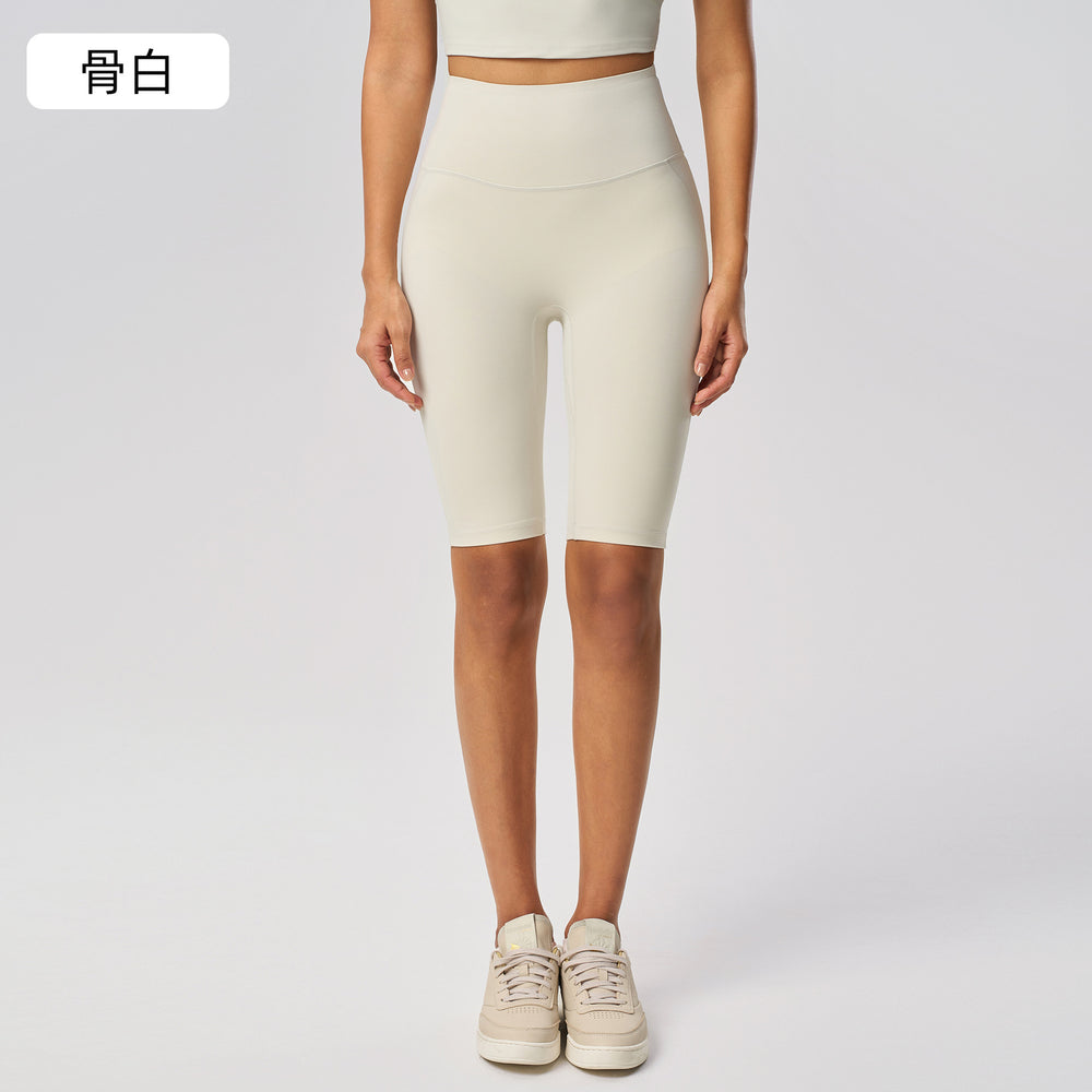 No awkward line, nude-feel yoga leggings for women. stretchy, tummy-control, athletic capri pants with peach lift and butt enhancement. fitness leggings d25033