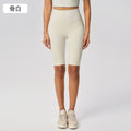 No awkward line, nude-feel yoga leggings for women. stretchy, tummy-control, athletic capri pants with peach lift and butt enhancement. fitness leggings d25033