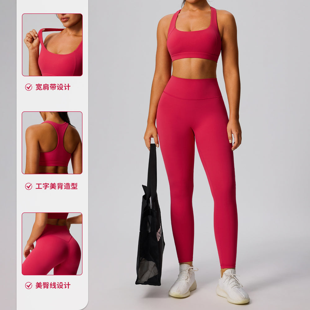 Amazon women's two-piece activewear set: high-waisted, butt-lifting, compression workout outfit - quick-dry, breathable yoga set