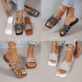 summer new arrival: plus-size women's flat slippers for cross-border e-commerce. available in sizes 35-43. wholesale options available. dropshipping to  and
