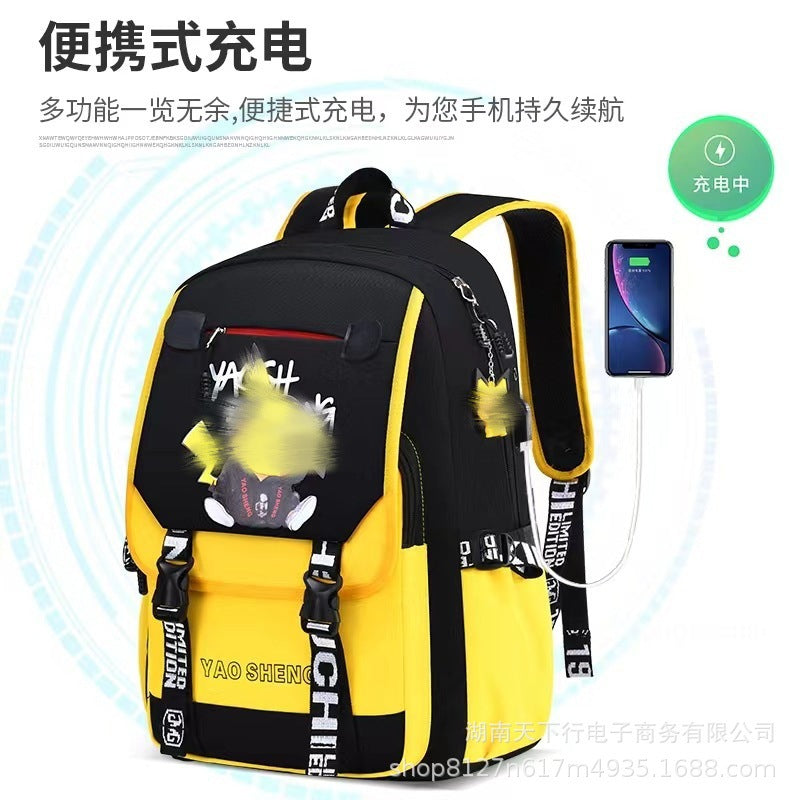 Pkq schoolbags: lightweight, trendy backpacks for elementary school students (grades 1-6) - designed for comfort, spine protection, and reduced burden. wholesale options available for boys and girls