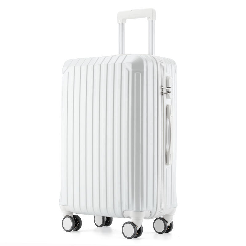 Simple luggage student pull rod box password box universal wheel leather box ins large capacity suitcase