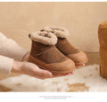 Kids' & baby's snow boots: new  winter collection - girls' thickened fleece-lined cotton boots, boys' warm first walker cotton shoes