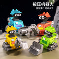 Douyin's same style children's push engineering vehicle car is resistant to falling and boys' inertia lunar exploration team baby car model to play with