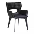 Italian normcore genuine leather dining chair for home backrest desk armchair restaurant owner chair designer robert chair
