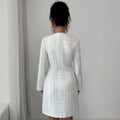 fashion casualfashion style grids long-sleeved skirt dress women's clothing  fall and winter  independent