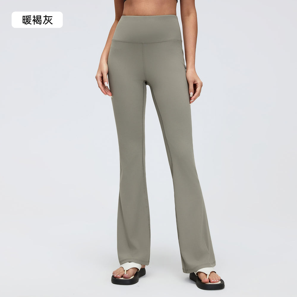 Millennial new slimming booty-lifting flare yoga pants - high-stretch, barely-there feel, versatile fashionable workout leggings for women dl204