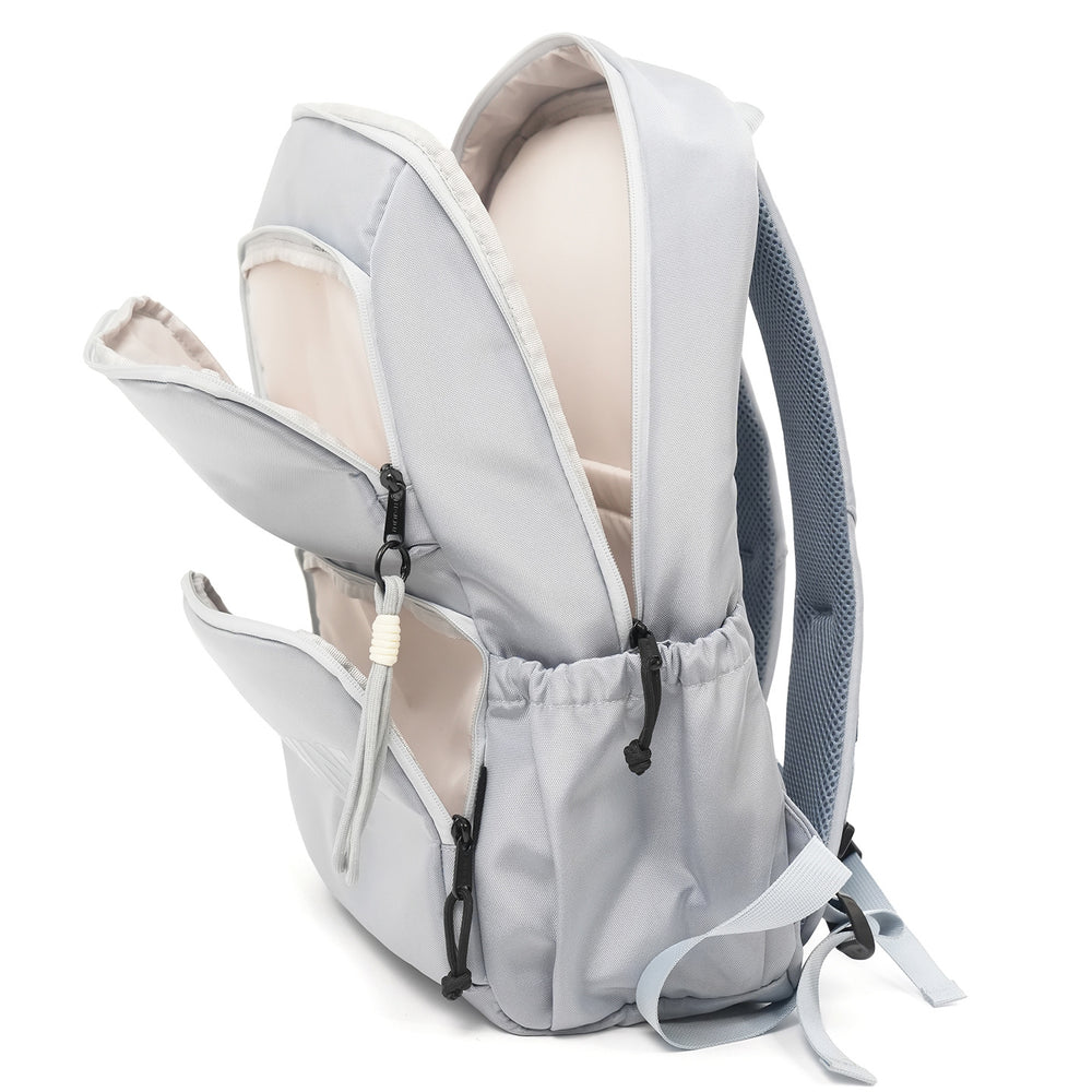 Air cushion backpack - minimalist student backpack for men, sports & outdoor, lightweight, large capacity, middle school & high school, american high street style