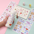 Cute stickers - korean style cartoon ins stickers for kids, journaling, book cover sealing, scrapbooking, and goo card decoration