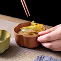 Retro high-looking pastry flower-shaped dish restaurant hotel stylish side dish dipping sauce dish snack snack dish