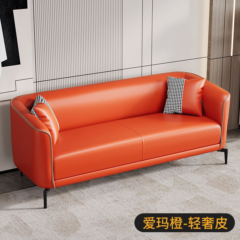 Sofa small apartment rental house living room simple modern apartment popular double slot three slot technology cloth small sofa