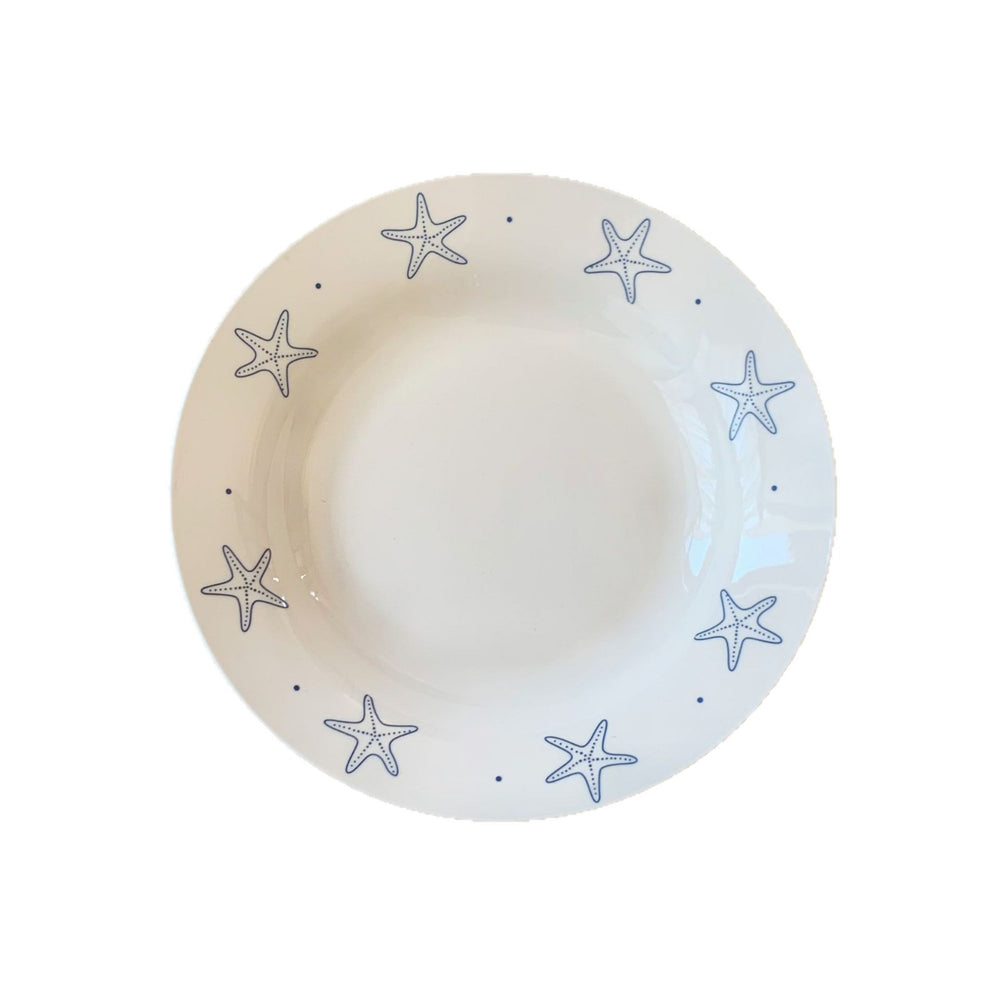 Starfish plate ceramic plate ins high-looking dinner plate cake dessert fruit plate pasta western food plate round dish plate
