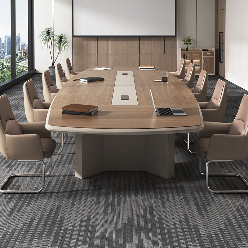 Saint li large office conference table long table conference room table and chair combination bench table conference table