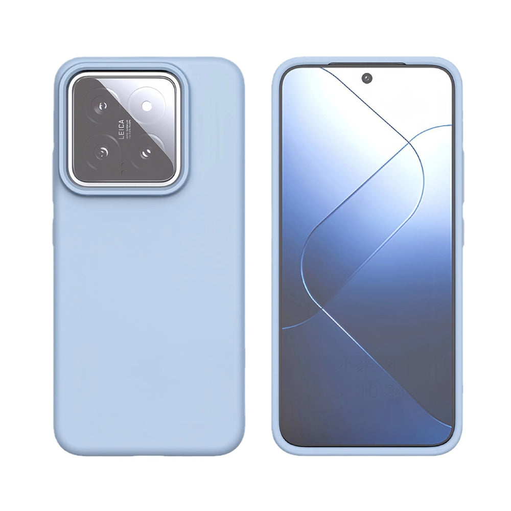 Official xiaomi 17 liquid silicone solid color phone case, new redmi k70 shockproof soft shell protective cover 16u
