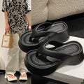 Women's flip-flops: platform wedge heel, trendy & viral, super stylish & versatile, perfect for summer, celebrity-inspired design