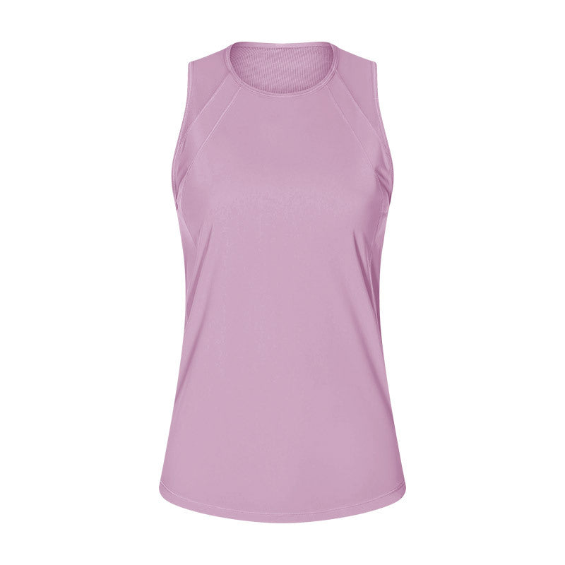 Quick-drying breathable cut out vest, lightweight sports blouse, yoga wear, fitness and beautiful back, sleeveless tops for women dt051