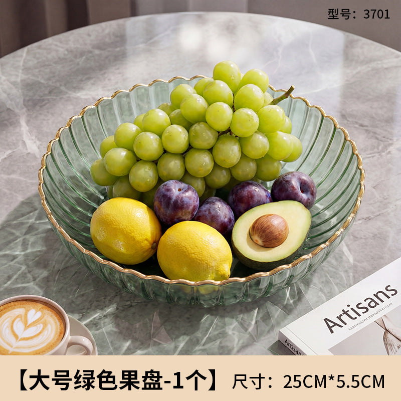 For home plate small creative living room fruit plate accessible luxury good-looking coffee table snack plate melon seeds peanut candy plate