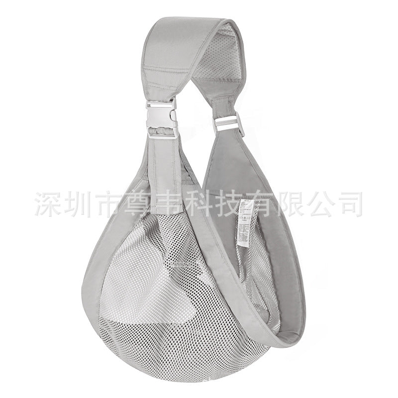 Baby outing multifunctional all year round back carrier children's gauze baby front carrier spring, summer, fall and winter handy gadget carrier