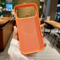Suitable for iphone17promax large hole liquid silicone magnetic phone case new cross-border apple 15 protective cover