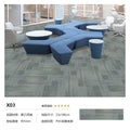 Office modular carpet - eco-friendly pvc soft backing - commercial grade, wear-resistant, stain-resistant, thickened square carpets for office buildings, hotels, and commercial spaces