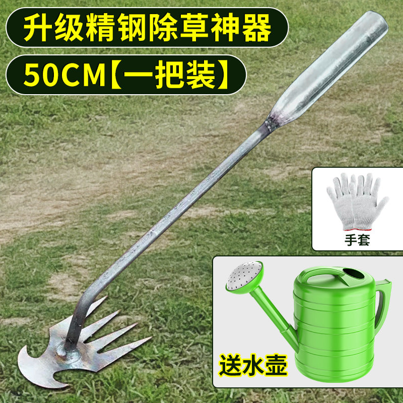 Agricultural and gardening weeding handy gadget, root pulling, hoeing, shoveling, digging wild vegetables, durable multi-functional handy gadget, professional tools