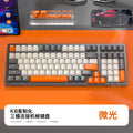 K8 mechanical keyboard - wired, wireless, bluetooth tri-mode - hot-swappable - mixed lighting - colorful keycaps - gaming, pc, office