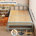 For homefoldable dual-purpose steel frame bed rental house dormitory simple single bed small apartment thickened portable lunch break extra bed