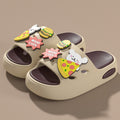 Cartoon kids' slippers - boys' summer baby sandals, anti-slip bath slippers for girls, new 2025 indoor home shoes
