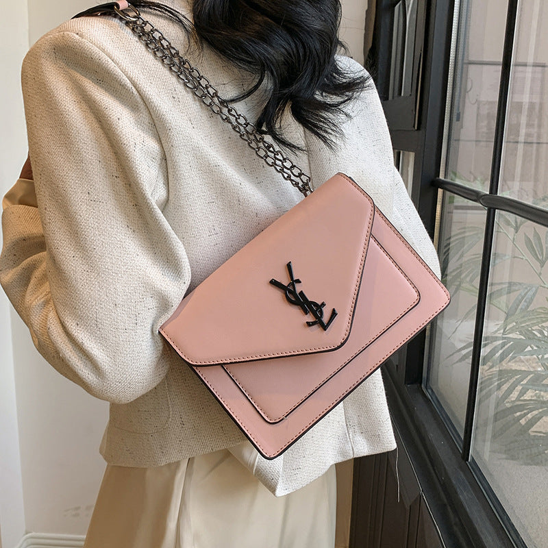 Classic foreign trade small square bag women's bag new fashion versatile chic minimalist shoulder bag chain crossbody bag high-end feel