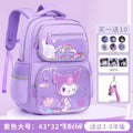 Large purple + card + charm + badge