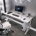 Carbon fiber gaming desk - desktop pc table for bedroom, home office, small simple desk, popular streamer gaming table