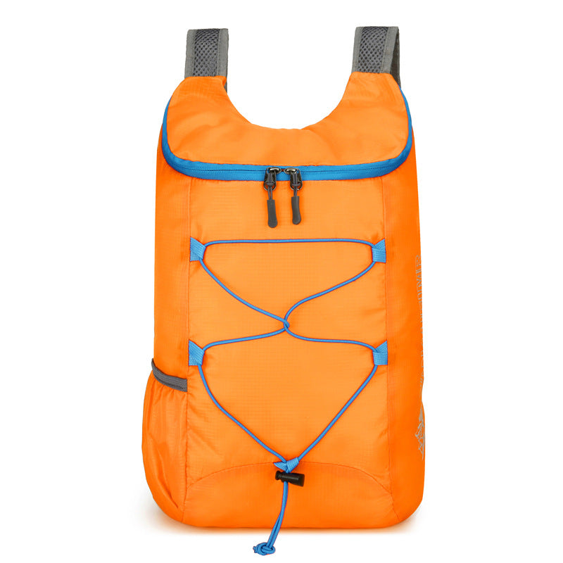 Outdoor travel Oxford cloth backpack men's large capacity canvas schoolbag travel backpack women's leisure travel luggage