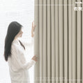 Blackout master chenille curtains - premium thickened blackout bedroom curtains in creamy style - shaoxing keqiao curtains