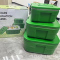 Export 2.5l-5l-10l square large capacity double-layer insulated box bucket food warmer insulated tableware